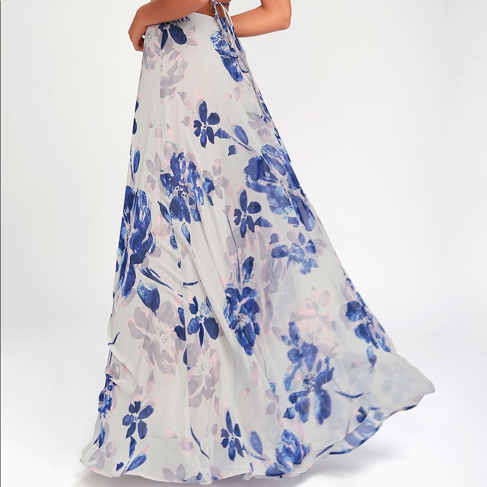 Lulu’s maxi floral patterned formal dress - Picture 2 of 7